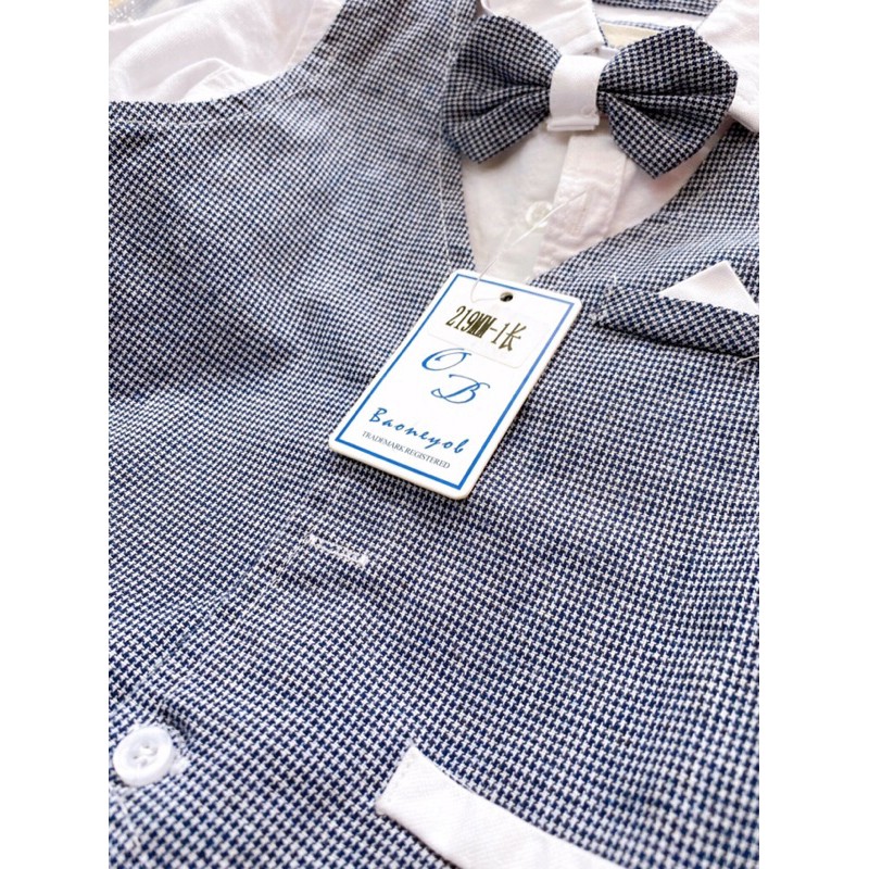 Áo sơ mi đính kèm gile(mua 1 mà được 2 luôn ạ), bé diện kèm quần jean hoặc trong vest hàng có sẵn, kèm ảnh thật, video