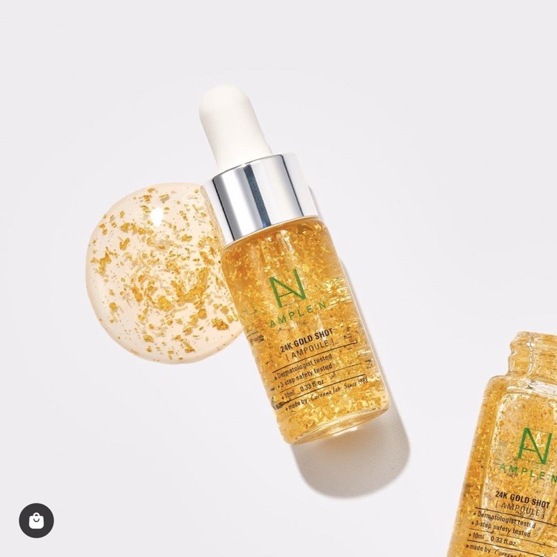 Tinh Chất Vàng 24K Tăng Độ Đàn Hồi, Chống Lão Hóa Da Ample:n 24K Gold Shot Ampoule 100ml