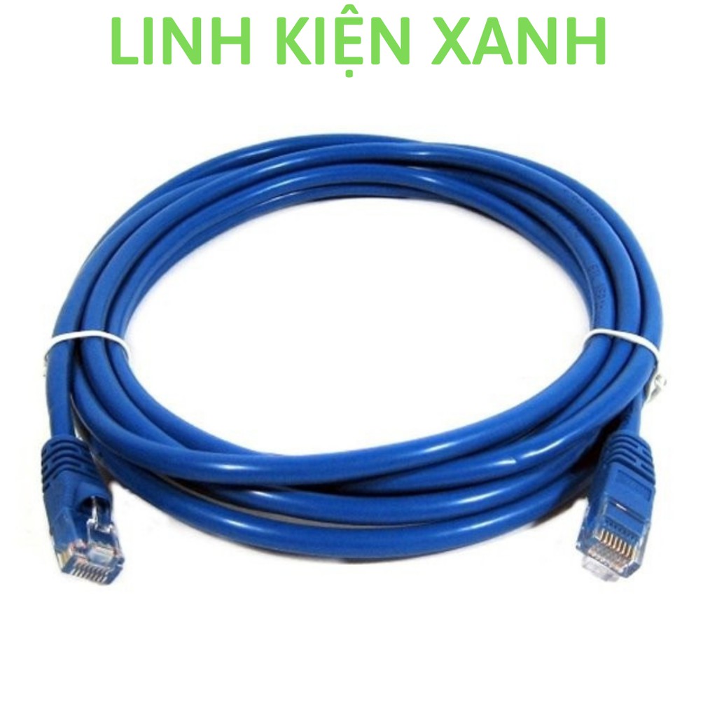 DÂY CÁP MẠNG CAT5E bấm sẵn 2 đầu 5m 10m 15m 20m 25m 30m 35m 40m 45m 50m - Dây Cáp mạng lan chính hãng