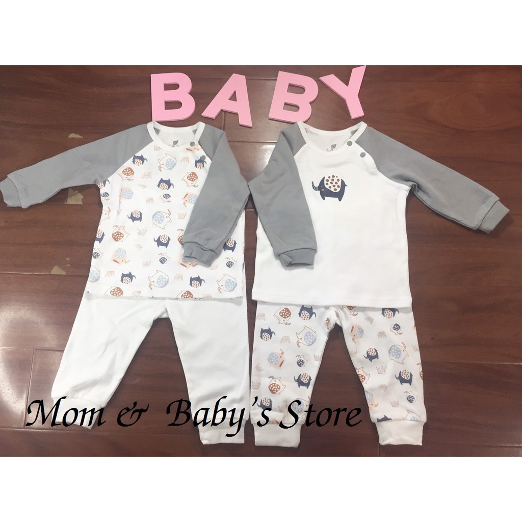 LULLABY - Set 2 Bộ dài tay raglan thu đông vải nỉ