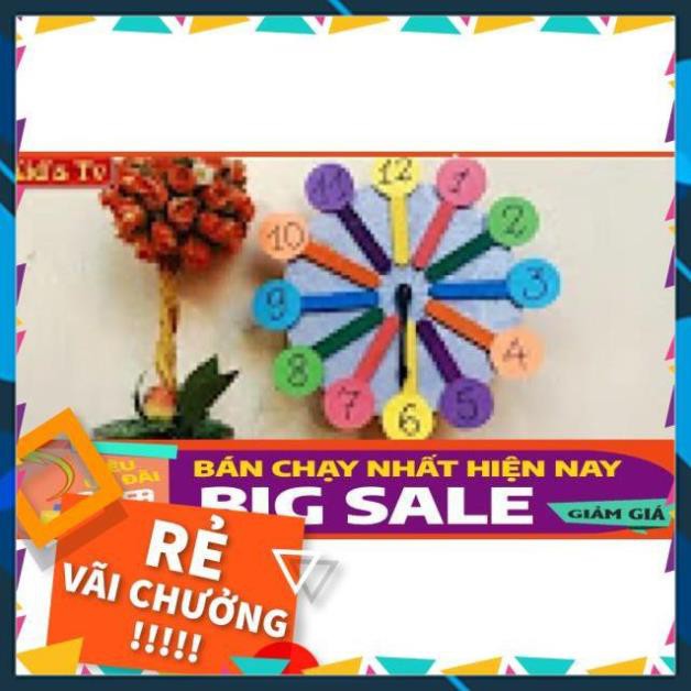 [ BÁN CHẠY ]  Bịch 50 que kem gỗ màu dài 11.5cm, hàng đẹp.