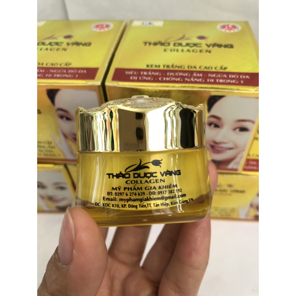 Kem thảo dược vàng collagen