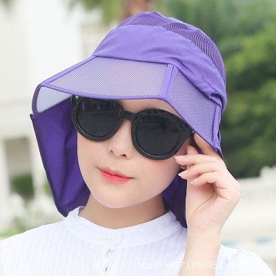 Mũ Lưới Chống Nắng Thoáng Khí Có Thể Gấp Gọn Che Phủ Cổ