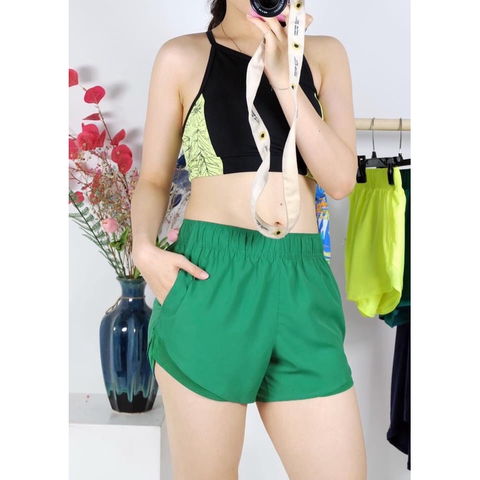 Quần short thể thao nữ xuất khẩu dư xịn