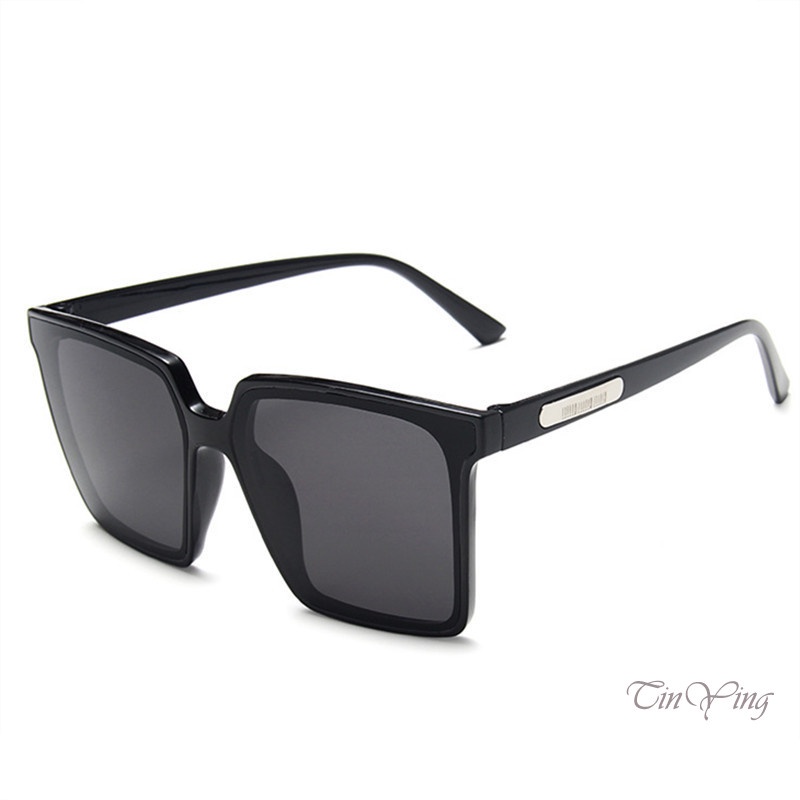 GETNOIVAS Kính mát gọng vuông lớn phong cách cổ điển thời trang cho nữ