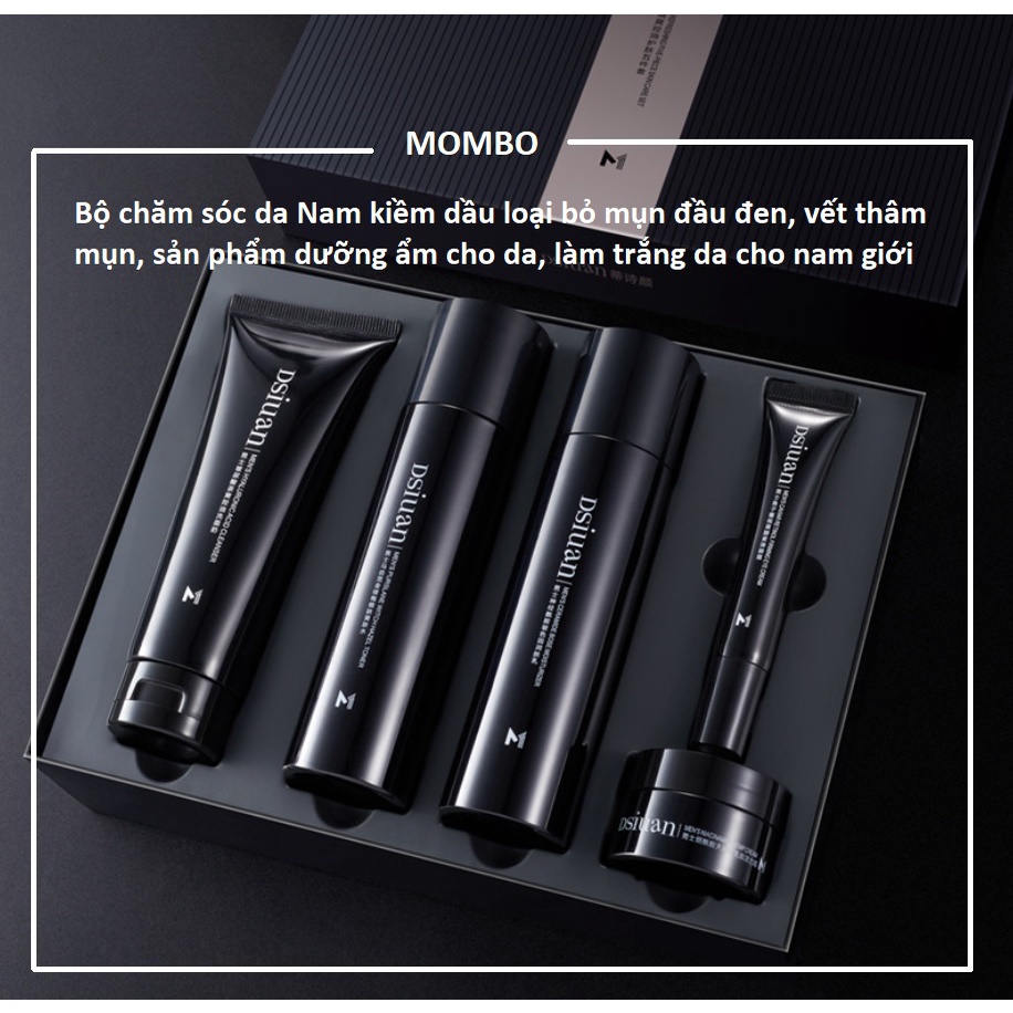 Bộ chăm sóc da nam MEN'S kiềm dầu giảm mụn trắng da