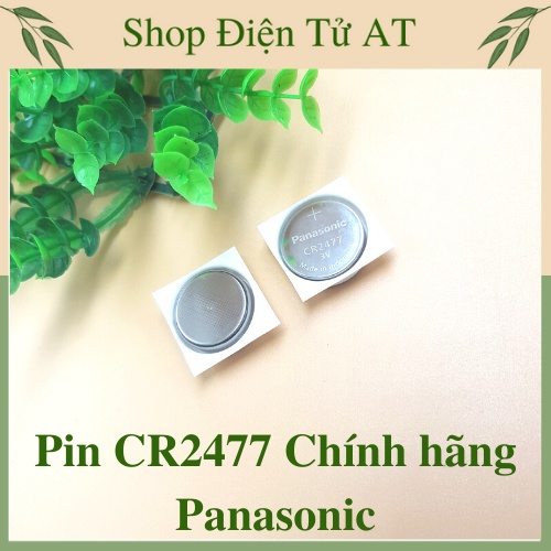 Pin Cr2477 Panasonic chuyên dùng trong điều khiển cửa ô tô, máy tính, một số thiết bị chuyên dùng nuôi nguồn PLC