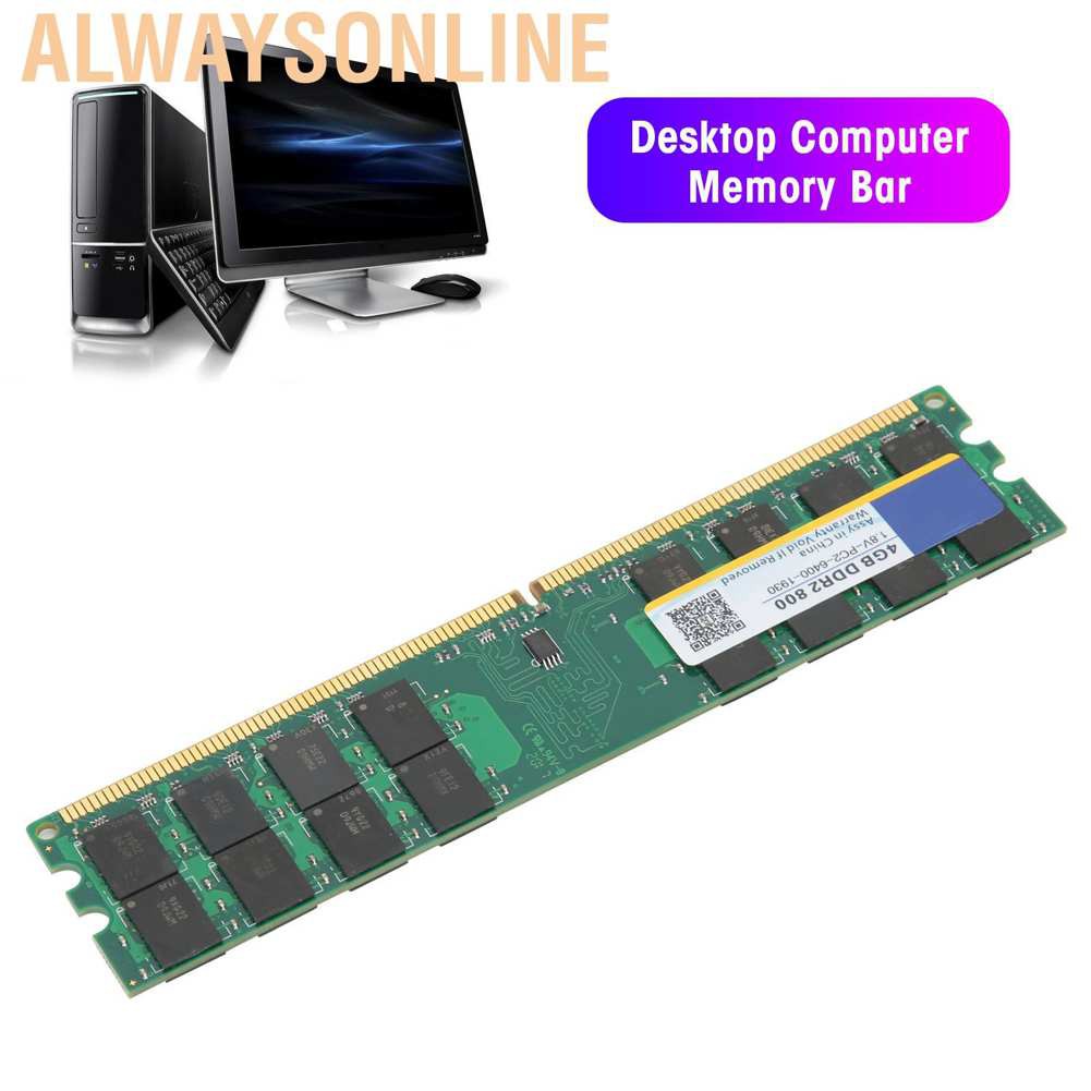 Bộ Nhớ Ram 4gb Ddr2 Pc2-6400U 800mhz 240pin 1.8v Amd Cho Máy Tính