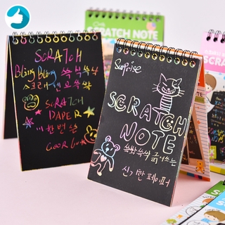 Sổ Vẽ Tranh Cạo Nhiều Màu Sắc DIY Dành Cho Trẻ Em