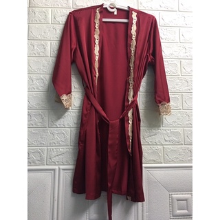 [ẢNH THẬT KÈM VIDEO] Set bộ đồ ngủ lụa satin cao cấp, combo đồ ngủ áo choàng