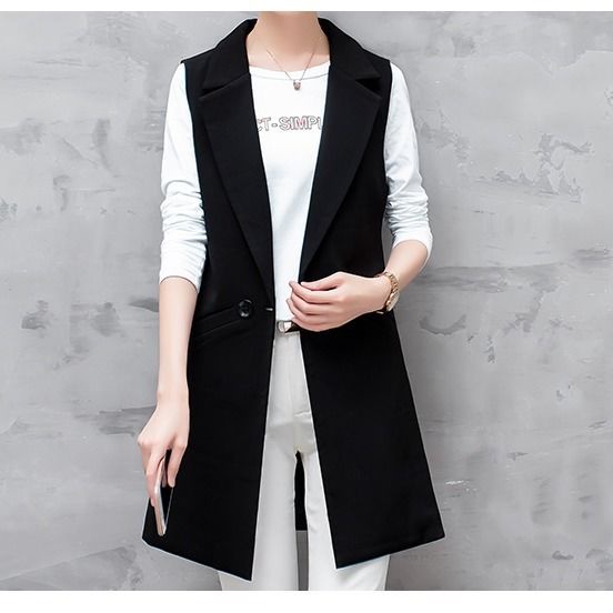 Áo Khoác Ghi Lê Thời Trang Sang Trọng Cho Nữ