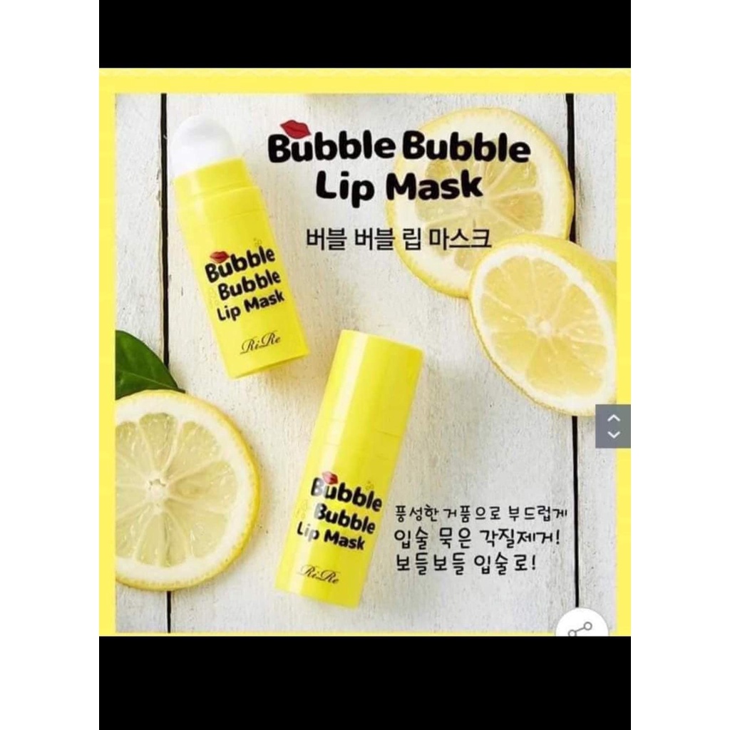 MẶT NẠ SỦI BỌT CHO MÔI BUBBLE BUBBLE LIP MASK RIRE CHÍNH HÃNG - 10809