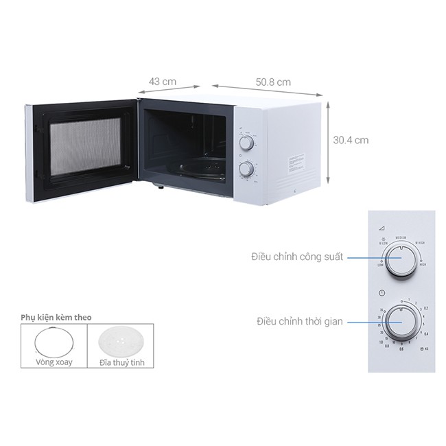 Lò vi sóng Electrolux EMM2525MW Hàng chính hãng