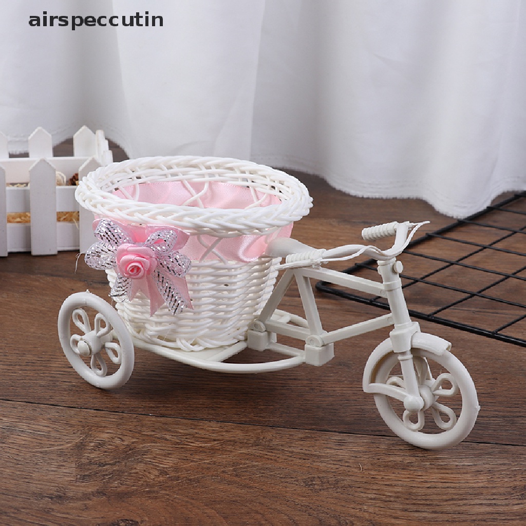 【cut】 Bike Design Flower Basket Container For Flower Plant Home Weddding Decorations .