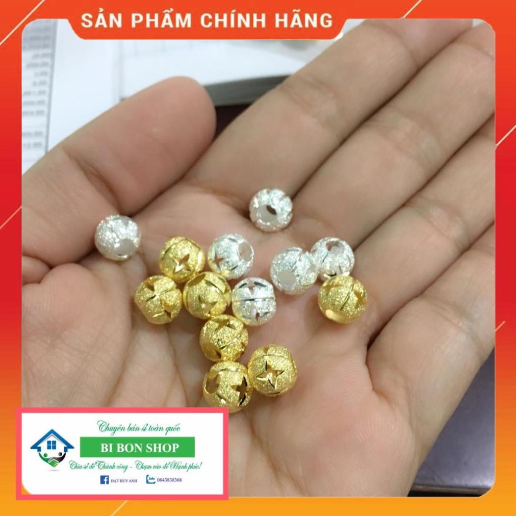 Bi cát bạc cỡ 6ly - 8ly - bi bạc bibi silver