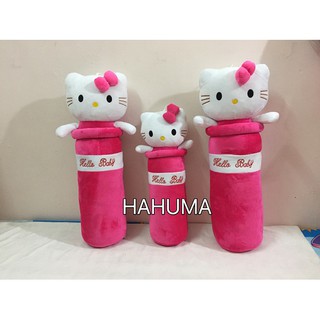 Gối Ôm Kitty Hồng 70cm – Nhung Mềm, Bông 7D, Phù Hợp Bé 4–10 Tuổi