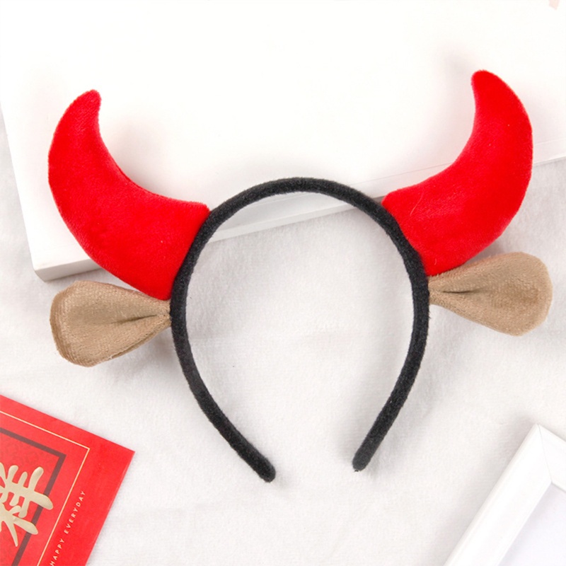 Băng Đô Cài Tóc Hình Sừng Quỷ Độc Đáo Thời Trang Năm Mới