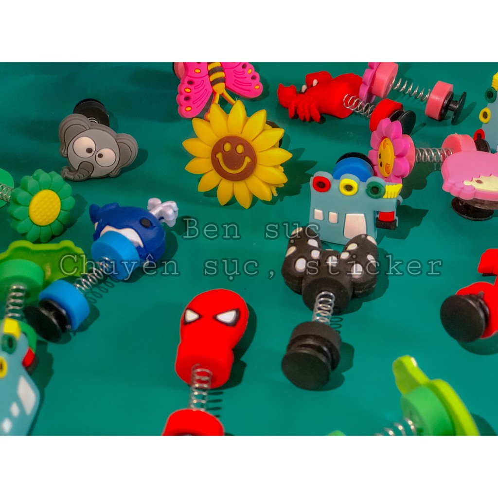 [STICKERS/Jibbiz gắn dép sục, cross] Hình thật, video thật stickers/JB Hàng chuẩn, siêu dễ thương