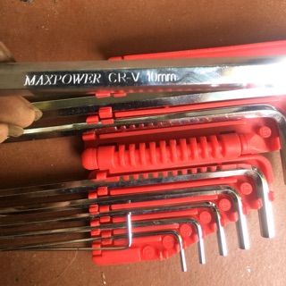 Bộ Lục giác 9 chi tiết.từ 1,5 đến 10mm..hàng bãi gần như mới