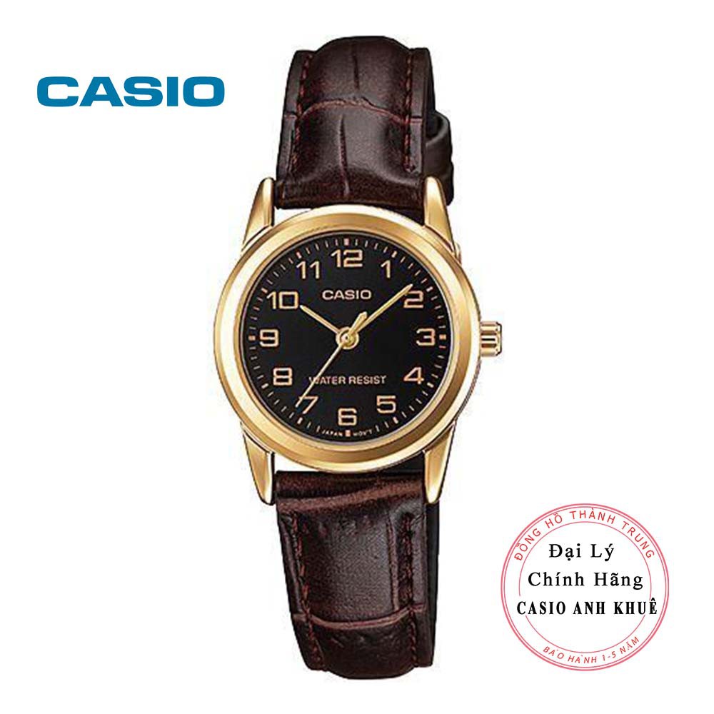 Đồng hồ nữ Casio LTP-V001GL-1BUDF dây da