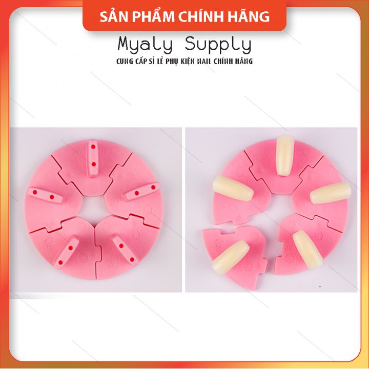 Đế Gắn Móng Giả Tập Vẽ Đế Nhựa Gắn Móng Mẫu Tập Sơn SP000224