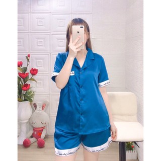 Pijama đùi lụa satin cao cấp 40-60kg