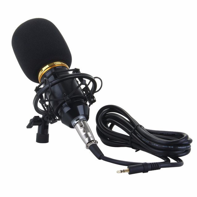 Combo Mic thu âm BM-800 Gồm Micro - Chân Mic - Bông lọc âm ST2S342