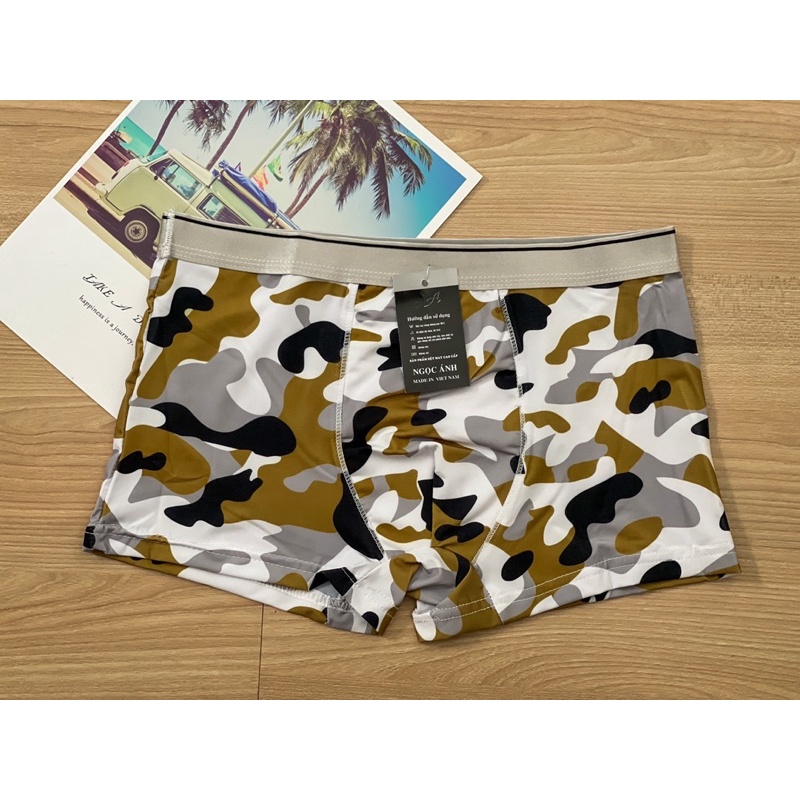 [ Combo ] 4 quần boxer Hoạt Hình cho nam , chất liệu thun lạnh thoáng mát, hàng sẵn có!