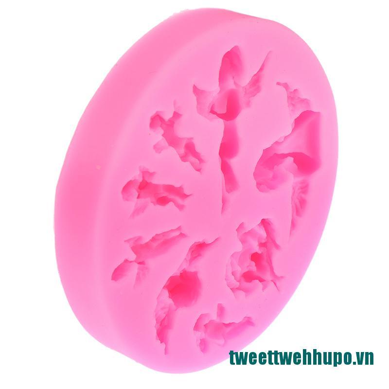 Khuôn Silicone Tạo Hình Thiên Thần Trang Trí Bánh