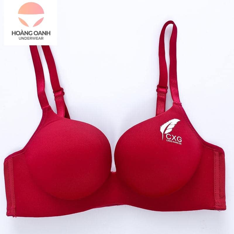 Áo lót nâng ngực Hoàng Oanh Underwear áo lót su đúc mút kép nâng ngực hiệu Thái Lan -áo lá cxg
