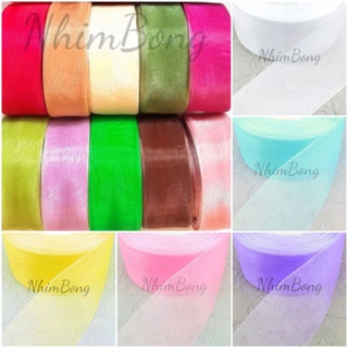 Ruy băng voan 4cm (cuộn 5m)