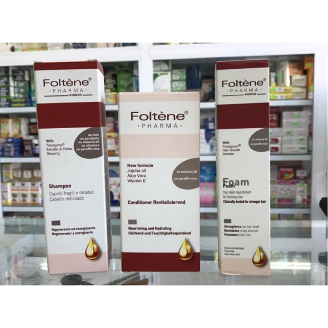Dầu gội chống rụng tóc nữ FOLTENE