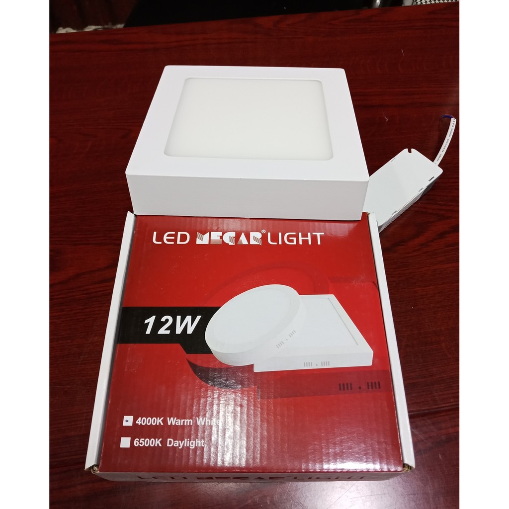 Đèn ốp trần LED 12w Lắp Nổi