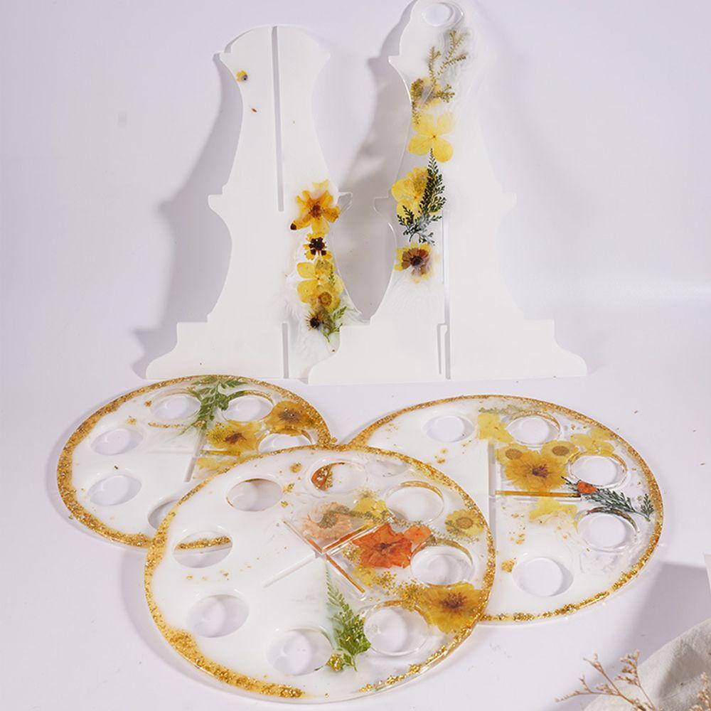 LONTIME Khuôn Làm Khay Tráng Miệng Thủ Công Bằng Nhựa Resin