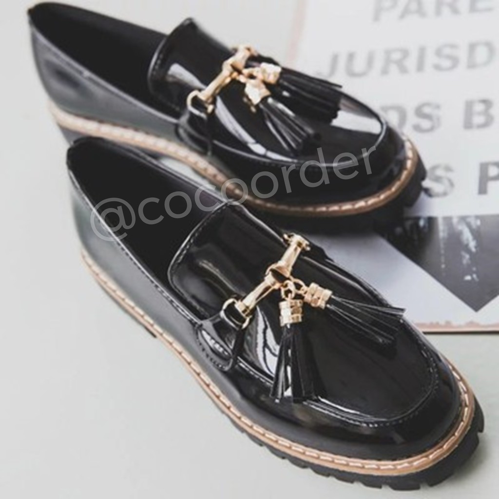 (Order) GL02 - Giày Loafer tua rua Style Hàn Quốc đủ size 35 đến 42 | BigBuy360 - bigbuy360.vn