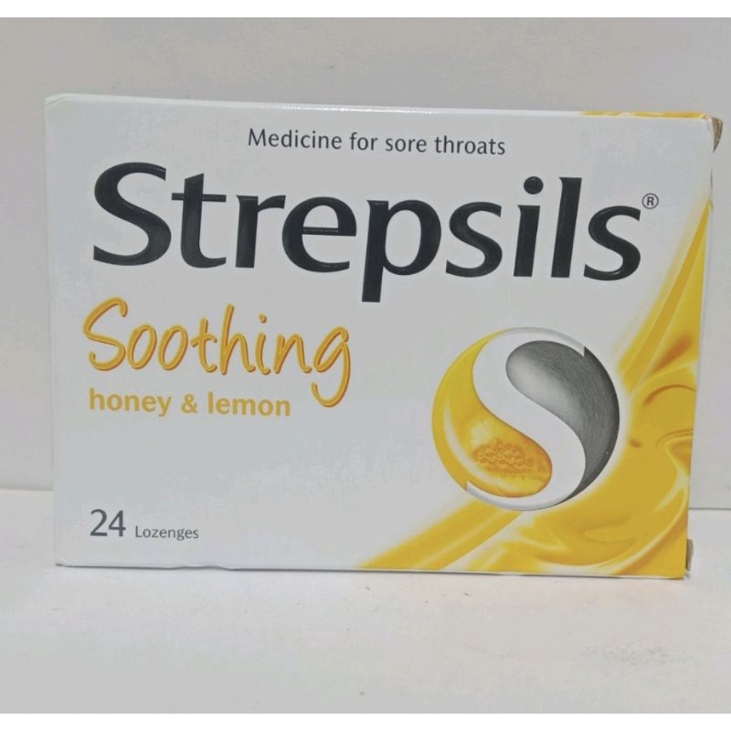 Viên kẹo ngậm Strepsils hộp 12 viên