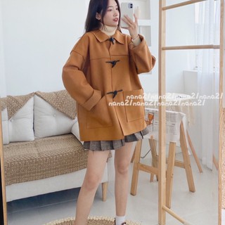 Áo khoác dạ ép khuy