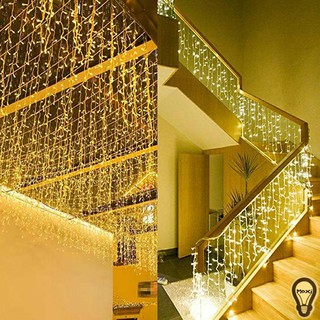 [CHẤT LƯỢNG CAO] Đèn LED màn thả trang trí hình thác nước dùng trang trí ngoài trời, sân vườn , trong dịp lễ