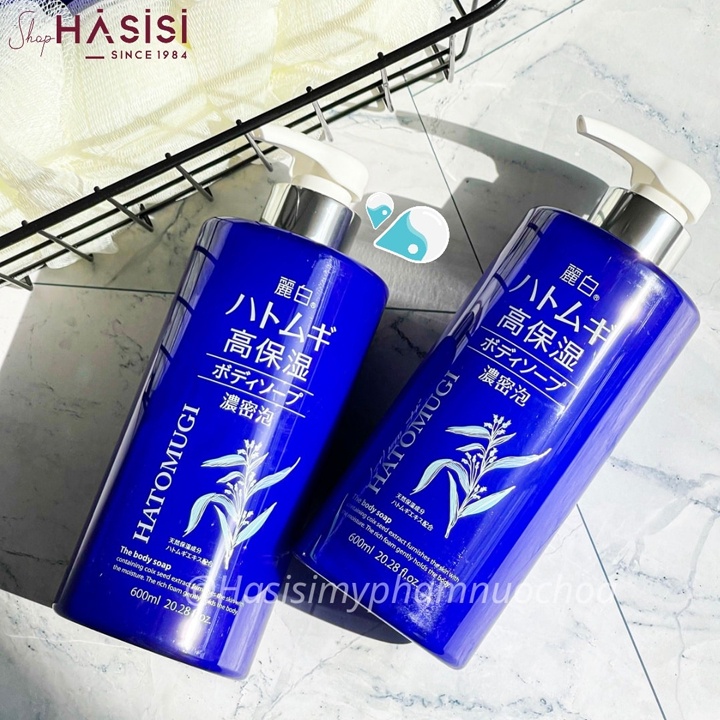 Sữa Tắm Giữ Ẩm HATOMUGI - The Body Soap 600ml