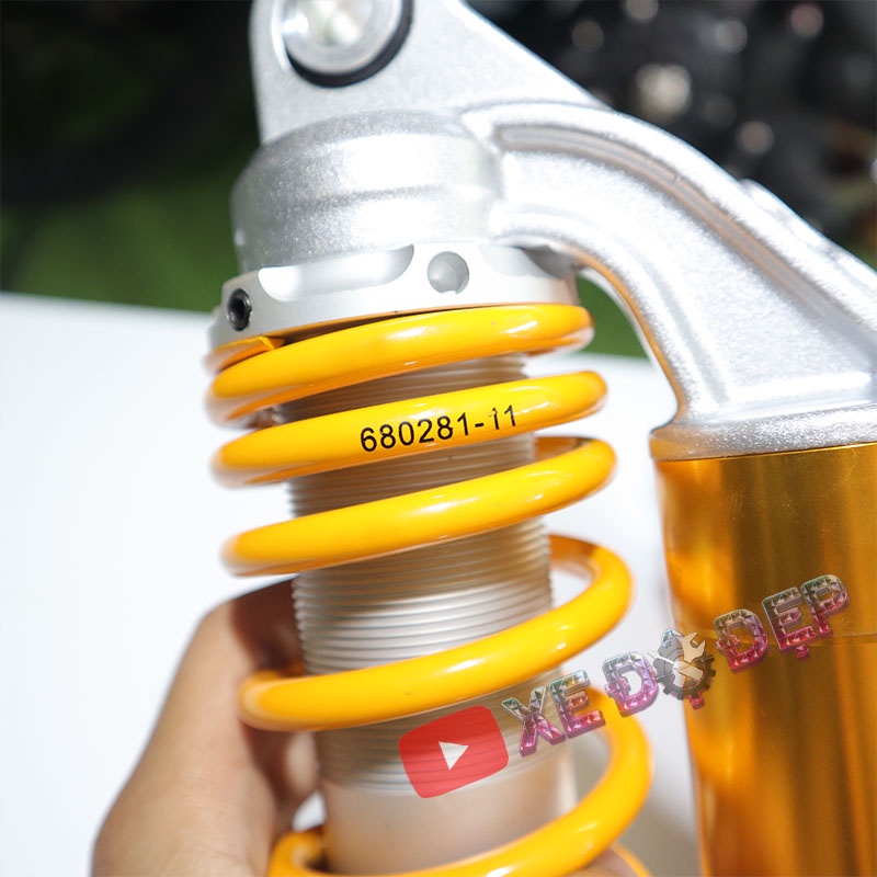 Phuộc Ohlins Bình Dầu Thòng Ty Vàng Giống Real