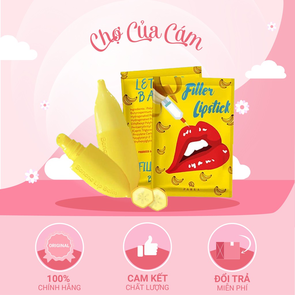 Son Dưỡng Khử Thâm Môi Collagen Filler Lipstick Banana