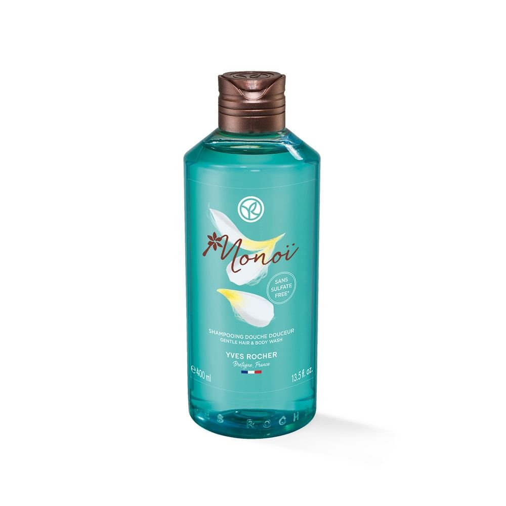Yves Rocher - Daet T2/2023 Gel tắm gội hoa đại 400ML- MONOI GENTLE HAIR & BODY WASH 400ML