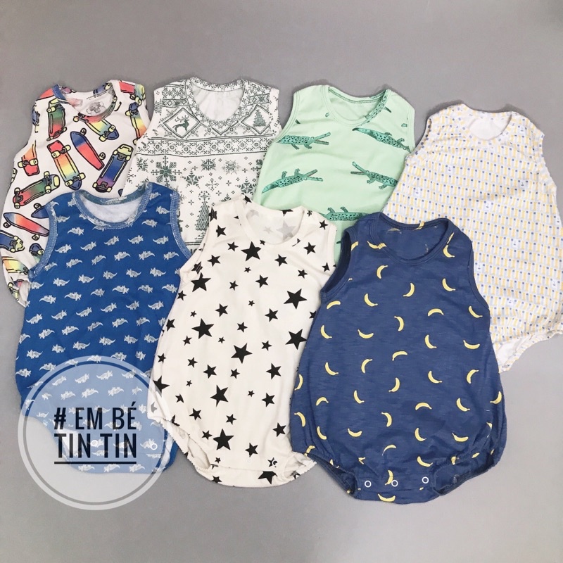 Body ba lỗ cho bé ( size 5 đến 12kg)
