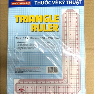 Thước mica dẻo vuông góc chữ L