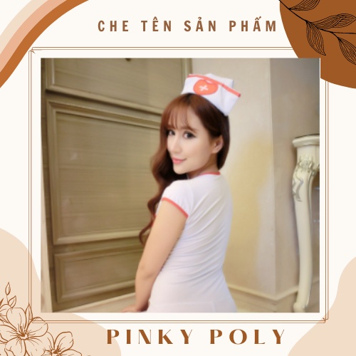Set Cosplay Nữ Y Tá Kèm Mũ và Tất  Sexy Quyến Rũ, Đồ Ngủ Sexy Mềm Mại PinkyPoly CP17 | BigBuy360 - bigbuy360.vn