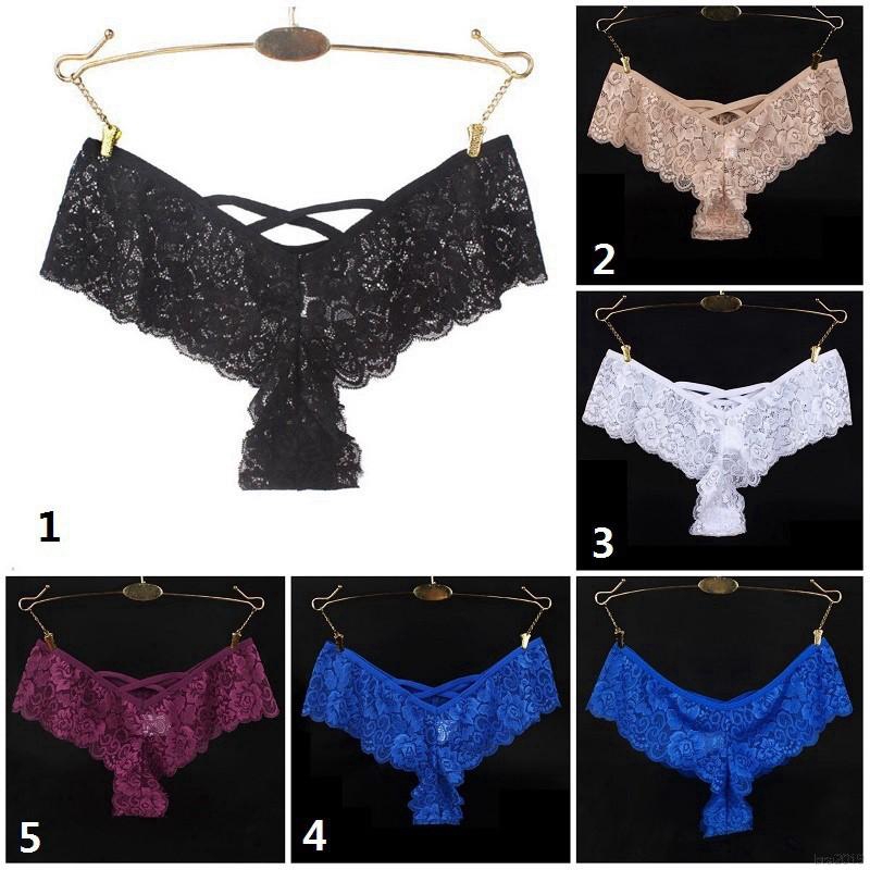 Quần lót Ladies sexy transparent lace triangle lace panties