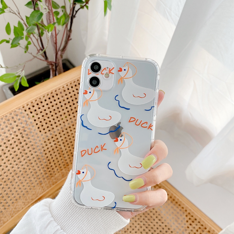 Ốp Lưng Tpu Họa Tiết Hình Chú Vịt Dễ Thương Cho Iphone 11 11pro Max 6 6s Plus 7 8 X Xs Max Xr | BigBuy360 - bigbuy360.vn