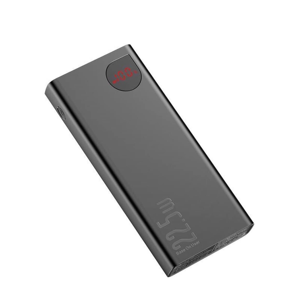 Sạc pin dự phòng 20000mah adaman metal digital display quick charge sạc nhanh 22.5w chính hãng baseus