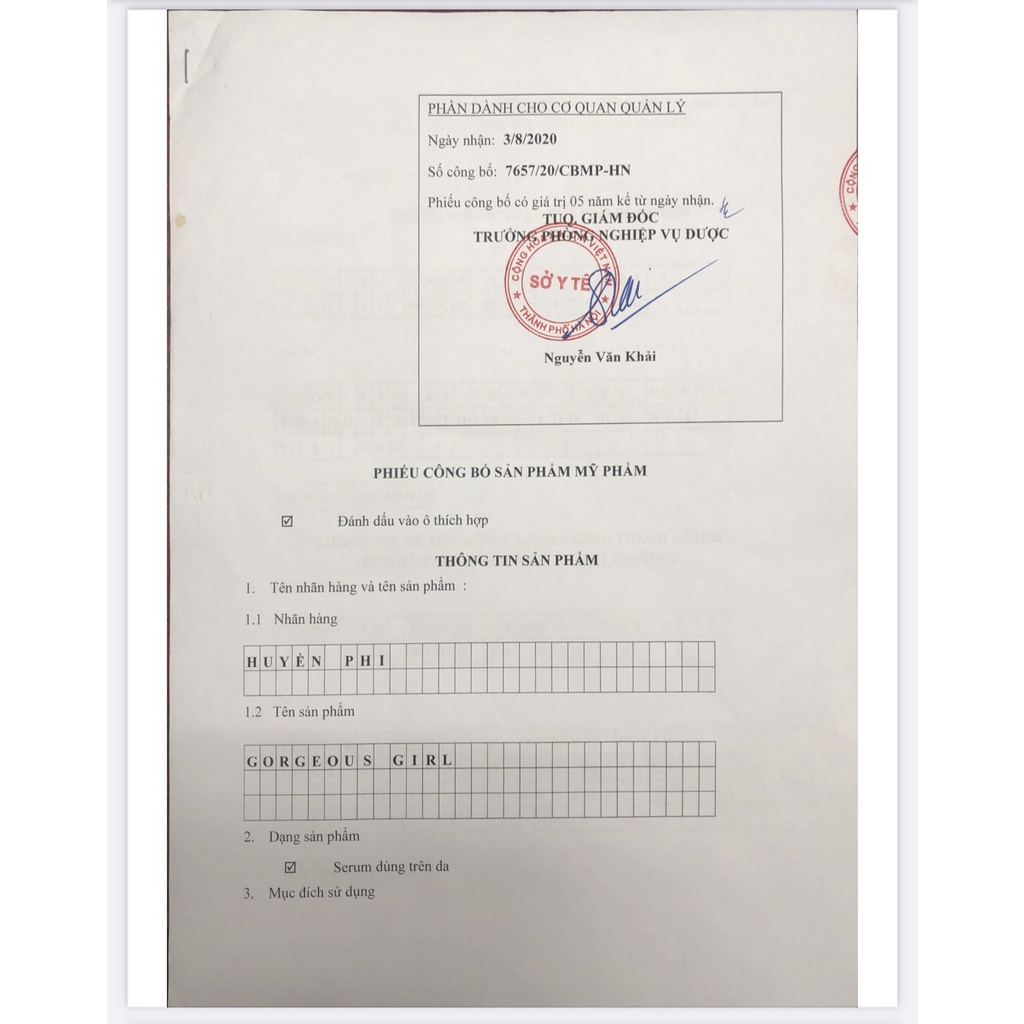 Serum sâm tố nữ Huyền Phi cấp ẩm trắng da tăng độ đàn hồi