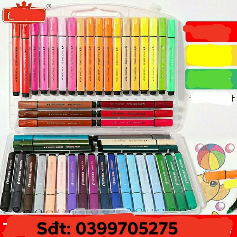 BỘ 18/24/36/48 MÀU DẠ NƯỚC LOẠI XỊN